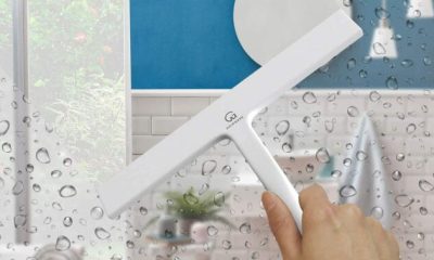 SHOWER CURTAINS AND SHOWER SQUEEGEE
