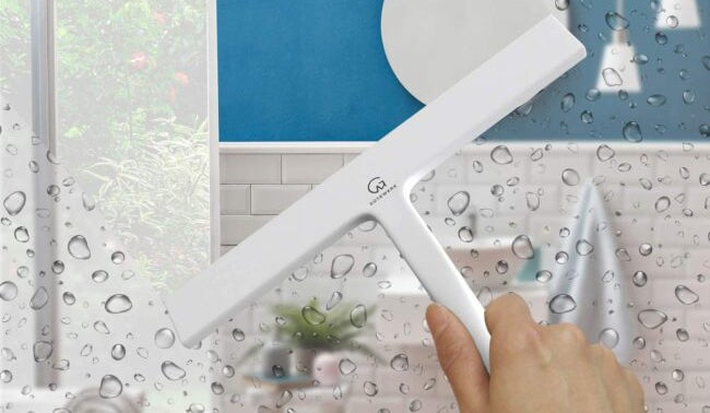 Shower curtains, shower doors and SHOWER SQUEEGEE