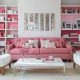 Ideas for pink wallpaper design to modernise your living areas
